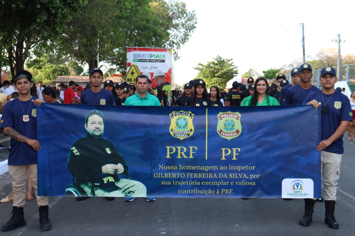 São Gonçalo do Piauí promove desfile cívico em homenagem à Independência do Brasil
