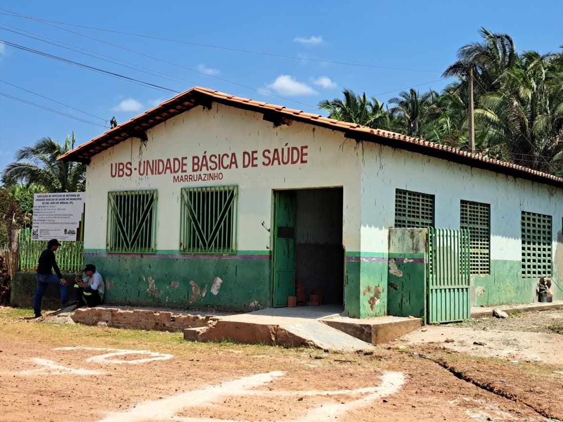 São João do Arraial realiza reforma na Unidade Básica de Saúde do Marruazinho
