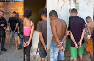 Seis suspeitos de envolvimento na morte de vigilante são presos em Floriano (Foto: Divulgação/DRACO)