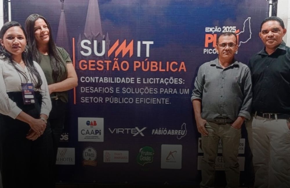 Servidores de Baixa Grande do Ribeiro participam do Summit Gestão Pública 2025