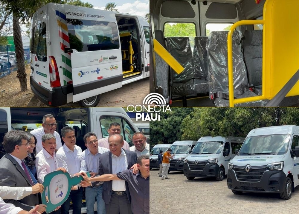 Sesapi entrega 22 veículos adaptados para transporte de pacientes cadeirantes