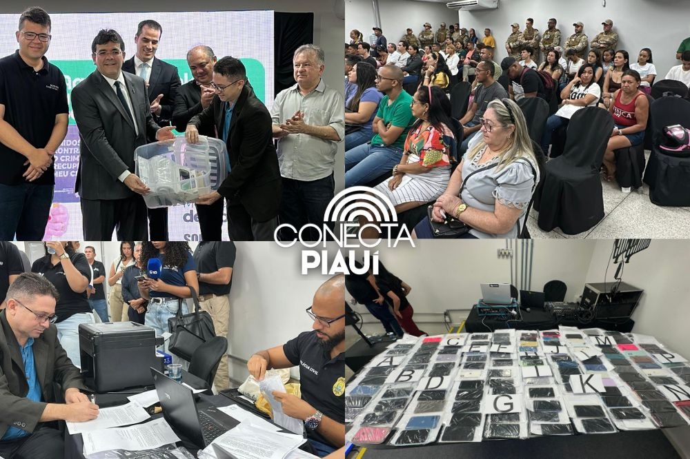 SSP-PI realiza a entrega 167 celulares recuperados em Teresina