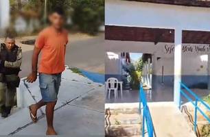 Suspeito de ameaçar diretor de escola é preso em Sigefredo Pacheco (Foto: Reprodução/Redes sociais)