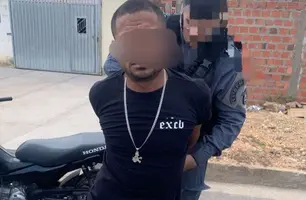Suspeito de homicídio e integrar Bonde dos 40 é preso em Parnarama (Foto: Reprodução)