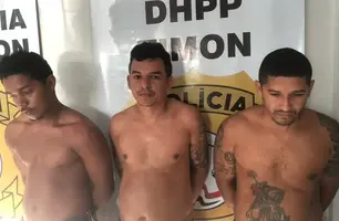 Trio apelidado como “Gostosos do Tráfico” é preso pela segunda vez em Timon (Foto: Divulgação/Polícia Civil)