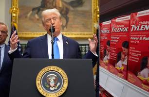 Trump associa uso de paracetamol e vacinas na gestação a risco de autismo (Foto: Reprodução/Internet)