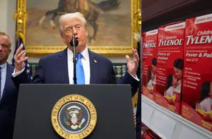 Trump associa uso de paracetamol e vacinas na gestação a risco de autismo (Foto: Reprodução/Internet)