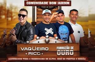 Vaqueiro Rico e Forrozeirão de Ouro animam Cavalgada em Bom Jardim (Foto: Reprodução/Redes sociais)