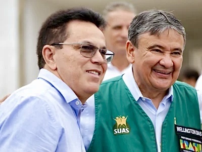 Zé Santana e Wellington Dias.