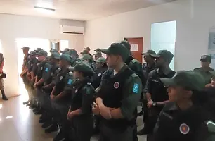 Zona Sul de Teresina recebe reforço de 48 policiais militares no 17º BPM (Foto: Repórter 12/Conecta Piauí)