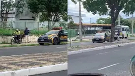 Ação da Strans gera revolta após apreensão de motos na zona Leste de Teresina (Foto: Reprodução)