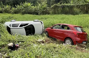 Acidente da BR-343 (Foto: Reprodução)