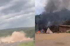 Vídeo mostra grave acidente que deixou três mortos na ‘Curva da Morte’, em Uruçuí