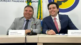 Admaelton Bezerra se licencia da APPM e prefeito Pompilim assume presidência (Foto: Conecta Piauí)