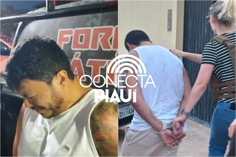 Agressor de médica chora e é hostilizado por populares após prisão em Parnaíba