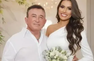 Amado Batista e esposa (Foto: Reprodução)
