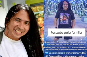 Amigos e familiares pedem ajuda para Thanis Killian, que segue preso (Foto: Reprodução)