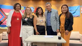 Andréa Amaral participa de seminário sobre visibilidade trans (Foto: Reprodução)