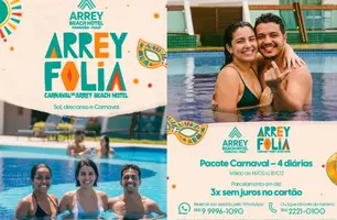 Arrey Beach Hotel aposta em programação especial para o Carnaval em Parnaíba (Foto: Divulgação)