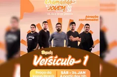Banda católica 'Versículo 1' é confirmada no Chamadão Jovem 2026 em Bertolínia