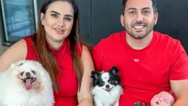 Bárbara do Firmino, Breno Macedo e a pequena Bella (Foto: Reprodução/Redes Sociais)