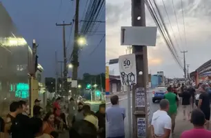 Bazar solidário da Receita Federal tem tumulto no primeiro dia em Teresina (Foto: Reprodução)