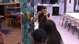 Big Fone define primeiros emparedados e garante imunidade no BBB 26 (Foto: Reprodução/TV Globo)