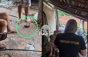 Briga de família mobiliza Polícia após ameaça e danos materiais em Demerval Lobão (Foto: Reprodução)