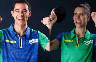 Calderano e Bruna Takahashi abrem temporada 2026 nesta quinta no Catar (Foto: Divulgação/CBTM)