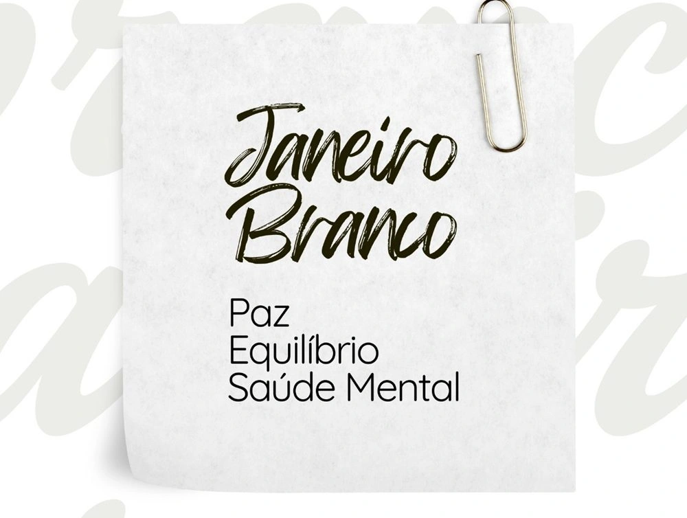 Campanha Janeiro Branco de 2026 tem como foco 'paz, equilíbrio e saúde mental'