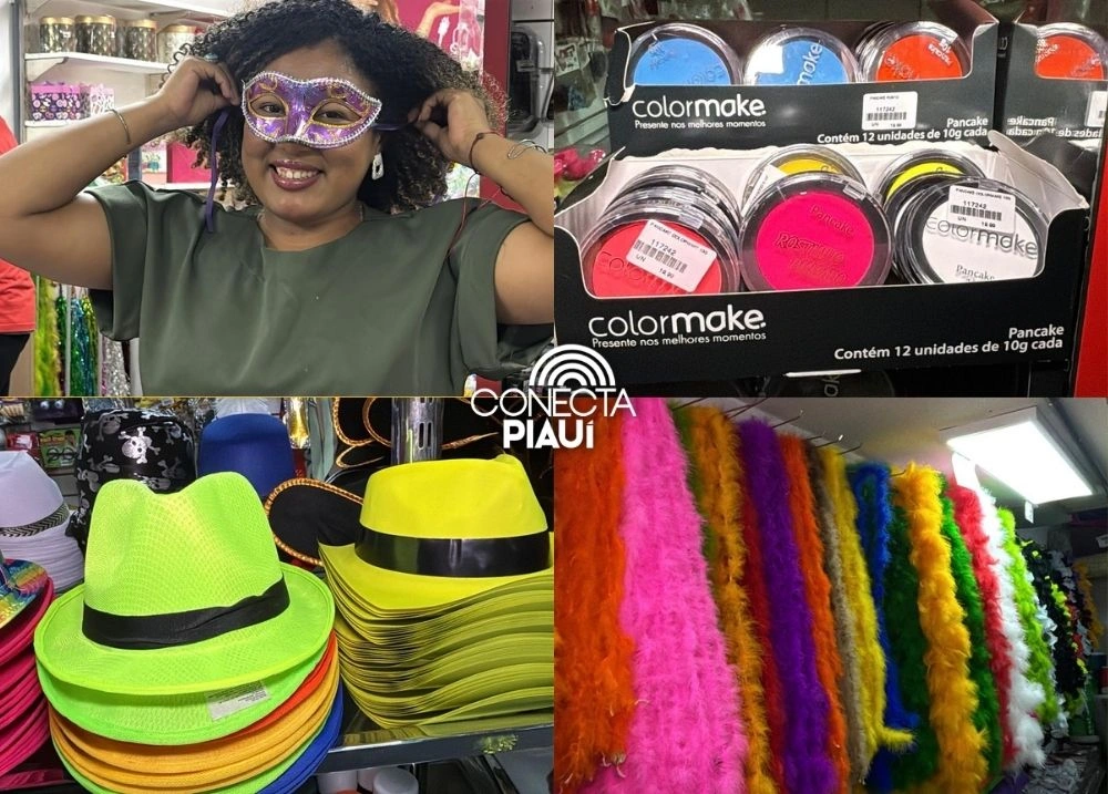 Carnaval aquece comércio em Teresina com procura por brilho e criatividade