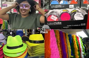 Carnaval aquece comércio em Teresina com procura por brilho e criatividade (Foto: Conecta Piauí)