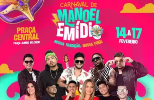 Carnaval de Manoel Emídio promete folia e tradição de 14 a 17 de fevereiro (Foto: Reprodução)