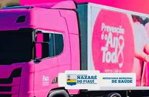 Carreta do Amor chega a Nazaré do Piauí com mamografias gratuitas (Foto: Reprodução)