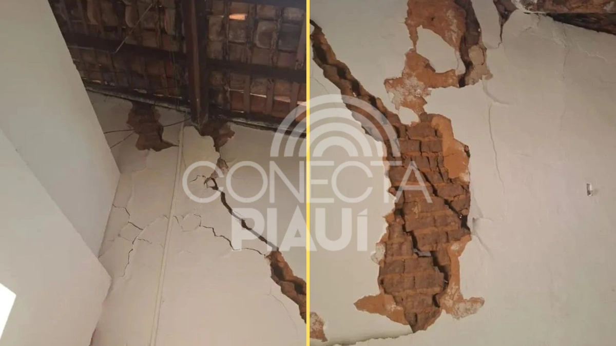 Casas são interditadas em Oeiras após vistoria apontar risco de desabamento