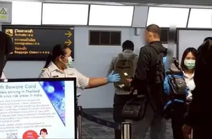 Casos de vírus Nipah na Índia levam aeroportos da Ásia a reforçar controles (Foto: Divulgação | Governo Tailandês)