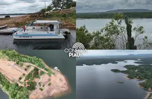 Catamarã na Barragem do Jenipapo revela força do turismo em São João do Piauí (Foto: James Rodrigues/Conecta Piauí)