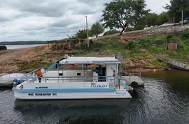 Catamarã na Barragem do Jenipapo revela força do turismo em São João do Piauí (Foto: James Rodrigues, Conecta Piauí)