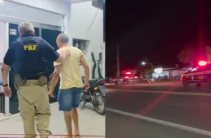 Ciclista é atropelada por motociclista embriagado na BR-343 em Campo Maior (Foto: Reprodução)