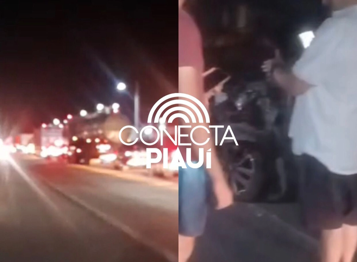 Colisão entre trem e veículo causa engarrafamento na entrada de Altos