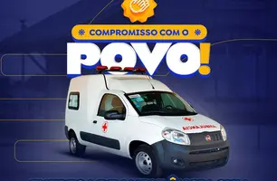 Comunidade Campestre recebe ambulância 0 km e reforça saúde em Cocal (Foto: Reprodução)