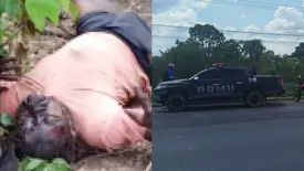 Corpo é encontrado próximo ao Corpo de Bombeiros de Timon (Foto: Reprodução)