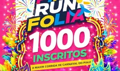Corrida Pira Run Folia, registra mais de 1.000 participantes; inscrições continuam
