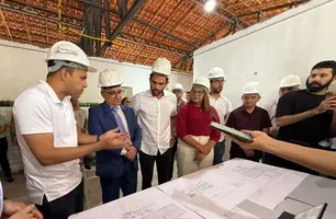 Deputado Dr. Marcus Kalume acompanha visita do governador a obras em Floriano (Foto: Reprodução)