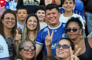 Deputado Rubens Vieira prestigia estreia do Campeonato Piauiense em Parnaíba (Foto: Reprodução)