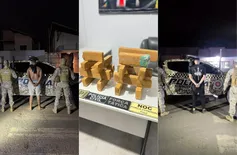 Dois passageiros são presos com 15 tabletes de maconha dentro de ônibus em Picos