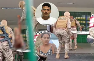 Dois suspeitos morrem durante confronto com o BEPI na zona Norte de Teresina (Foto: Reprodução)