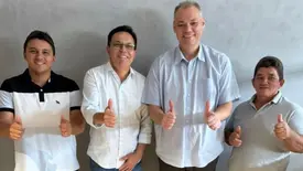 Douglas Merence confirma apoio a Zé Santana em Piracuruca (Foto: Reprodução)