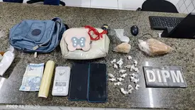 Duas mulheres são conduzidas por suspeita de tráfico em Parnaíba (Foto: Reprodução)