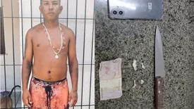 Em posse de peixeira, homem avança contra PM em abordagem e é baleado em Parnaíba (Foto: Reprodução)